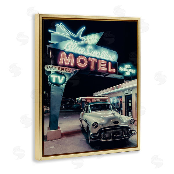 Stupell Industries Graffi*tee Studios | Vintage Motel Getaway Car