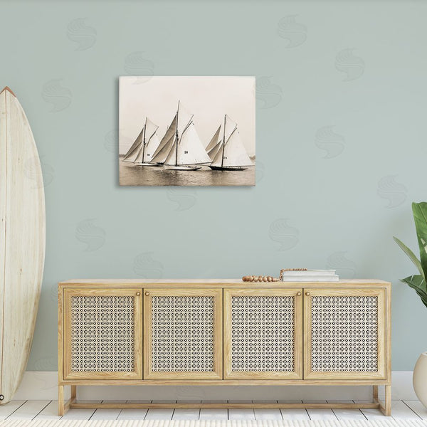 Stupell Industries Graffi*tee Studios | Vintage Ship Fleet Wall Art