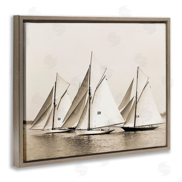 Stupell Industries Graffi*tee Studios | Vintage Ship Fleet Wall Art