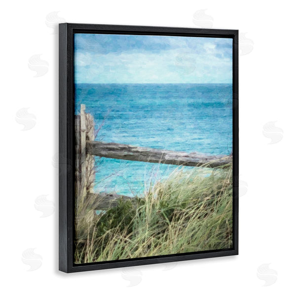 Stupell Industries Graffi*tee Studios | Waterfront Beach Fence Wall Art