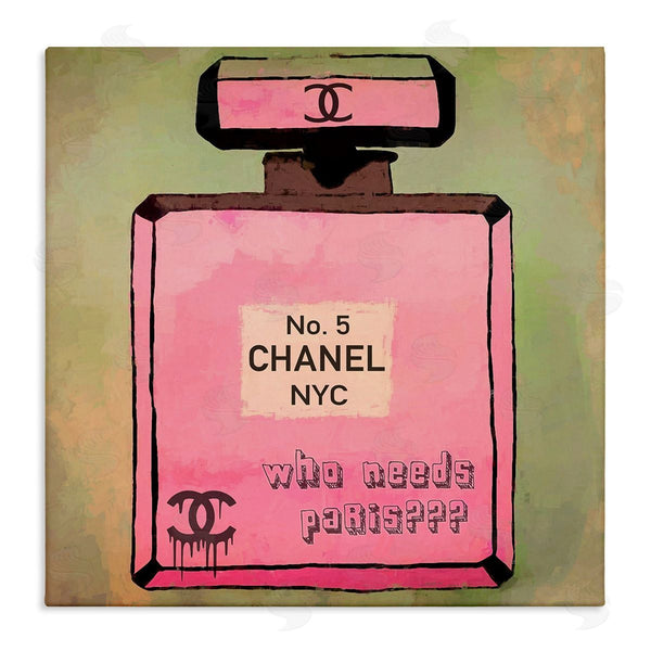 stupell industries Graffi*tee Studios | Who Needs Paris Wall Art