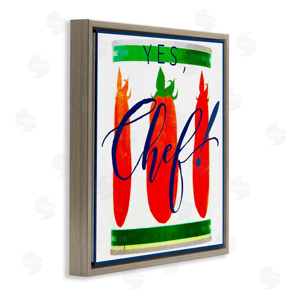 Stupell Industries Graffi*tee Studios | Yes Chef Canned Goods Wall Art