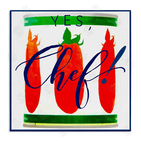 stupell industries Graffi*tee Studios | Yes Chef Canned Goods Wall Art