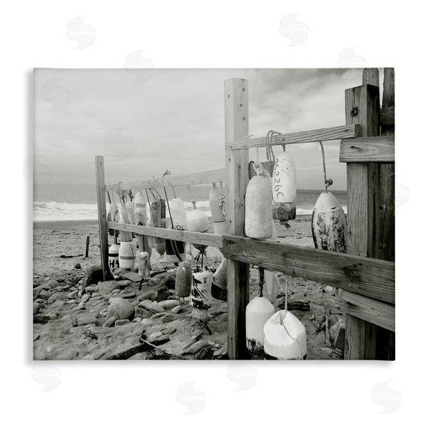 stupell industries Graffitee Studios | Nautical Buoys Landscape
