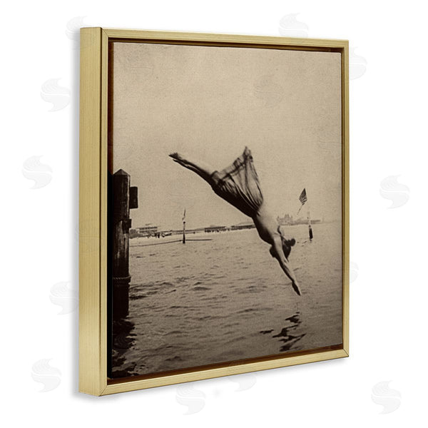 Stupell Industries Graffitee Studios | Vintage Diving Girl