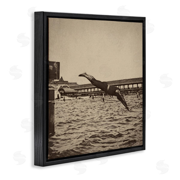 Stupell Industries Graffitee Studios | Vintage Diving Man