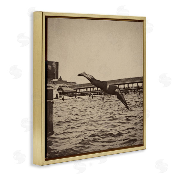 Stupell Industries Graffitee Studios | Vintage Diving Man