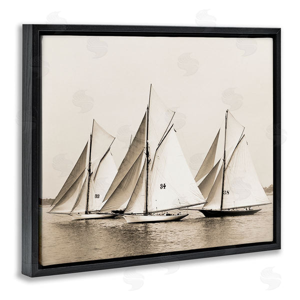 Stupell Industries Graffitee Studios | Vintage Sailboat Fleet