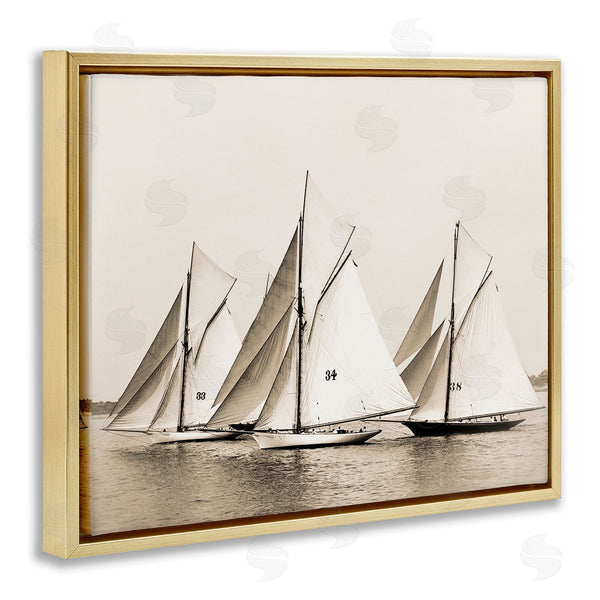 Stupell Industries Graffitee Studios | Vintage Sailboat Fleet