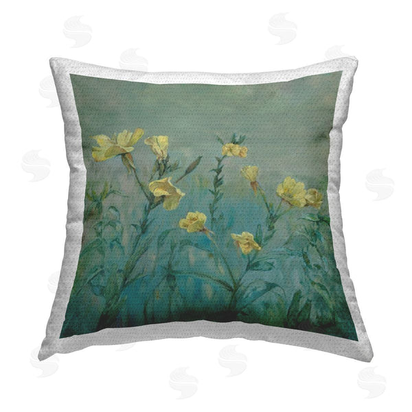 Stupell Industries Graham Reynolds | Buttercup Flower Field Printed Throw Pillow