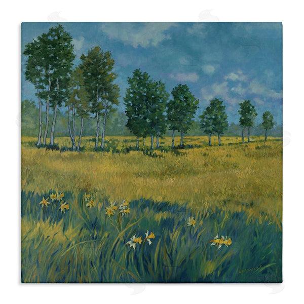 stupell industries Graham Reynolds | Daffodil Field Landscape Wall Art