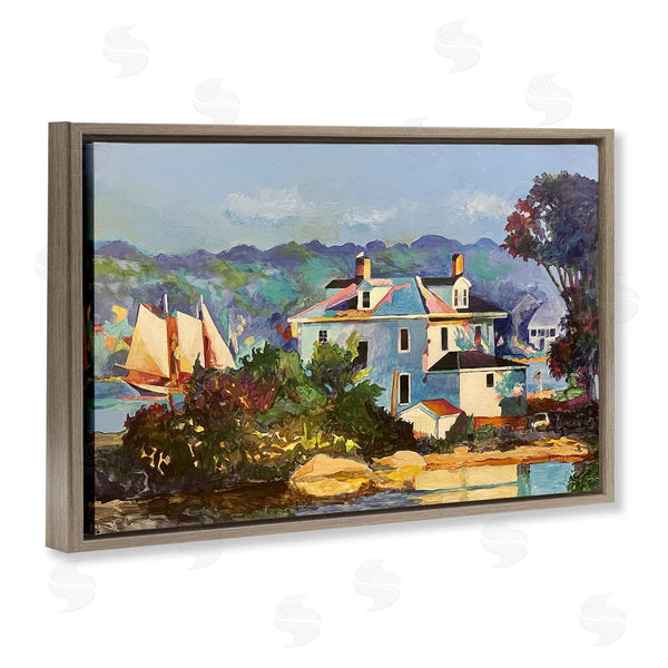 Stupell Industries Greg Gorham | Coastal Gloucester Houses