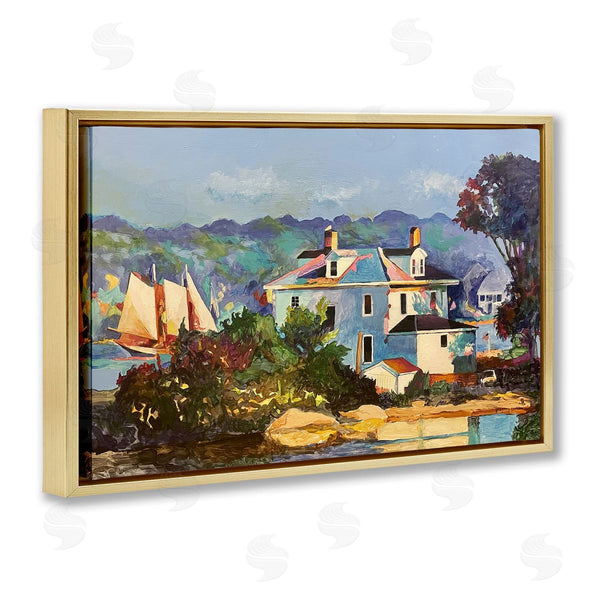 Stupell Industries Greg Gorham | Coastal Gloucester Houses