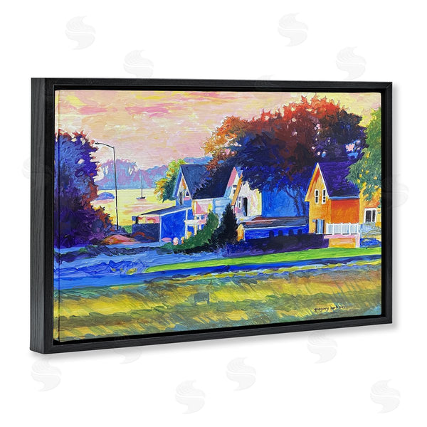 Stupell Industries Greg Gorham | Vibrant Gloucester Houses