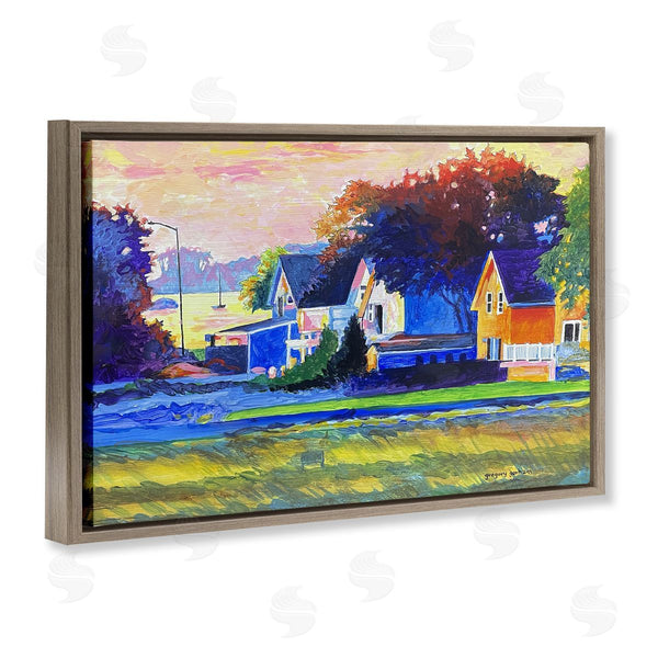 Stupell Industries Greg Gorham | Vibrant Gloucester Houses