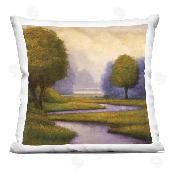 stupell industries Gregory Williams | Lavender Sunrise Landscape Printed Throw Pillow