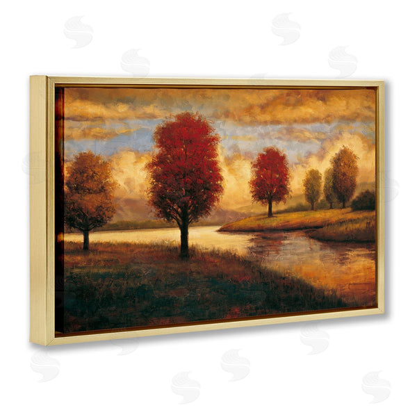 Stupell Industries Gregory Williams | Trees With Golden Reflections