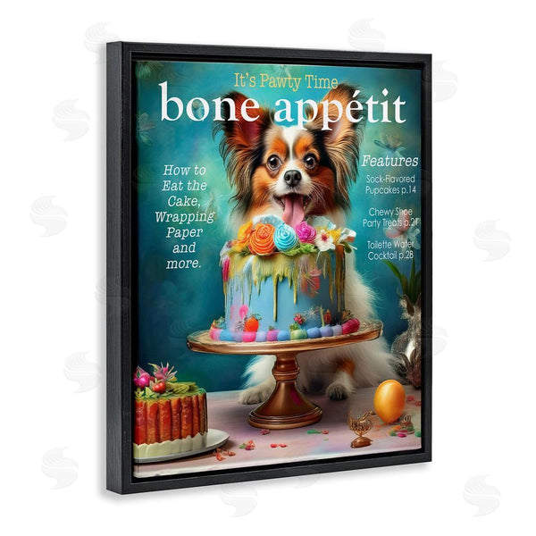 Stupell Industries Grotto Studios | Bone Appetit Dog Magazine Parody