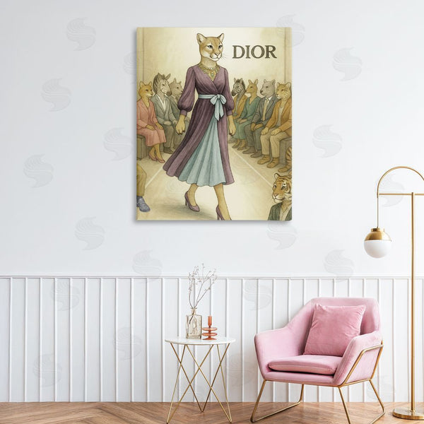 Stupell Industries Grotto Studios | Fashion Runway Cougar