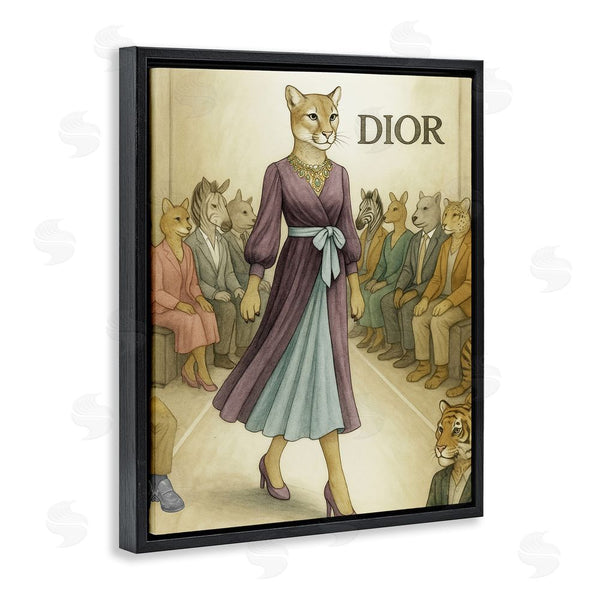 Stupell Industries Grotto Studios | Fashion Runway Cougar