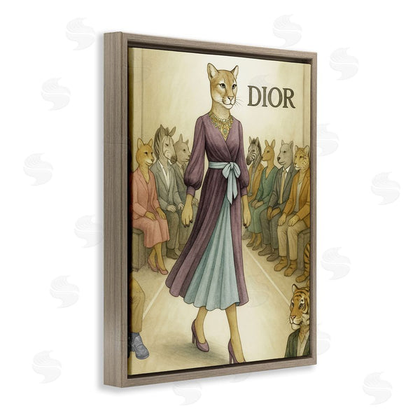 Stupell Industries Grotto Studios | Fashion Runway Cougar