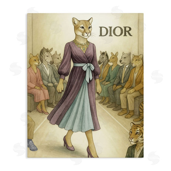 stupell industries Grotto Studios | Fashion Runway Cougar