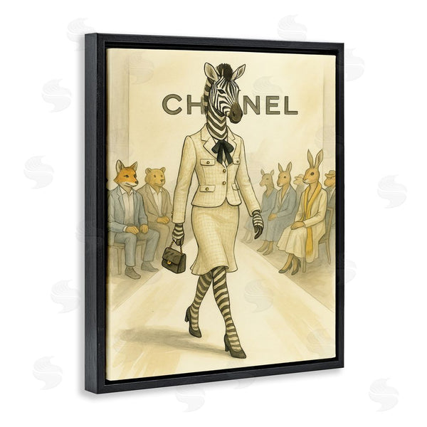 Stupell Industries Grotto Studios | Fashion Runway Zebra