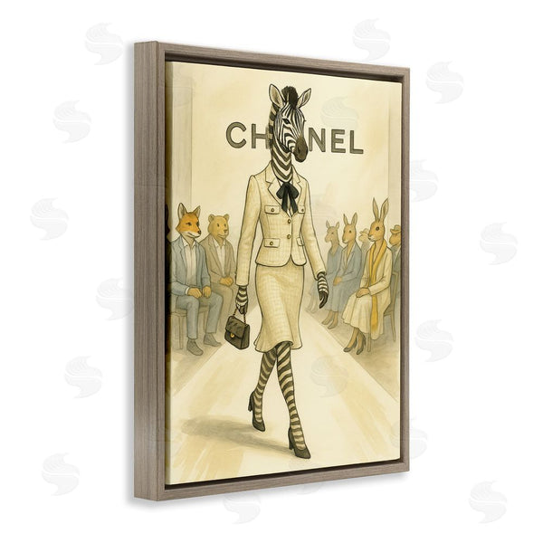 Stupell Industries Grotto Studios | Fashion Runway Zebra