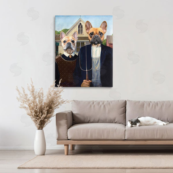 Stupell Industries Grotto Studios | French Bulldogs Iconic Farmers