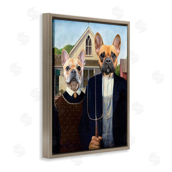 Stupell Industries Grotto Studios | French Bulldogs Iconic Farmers