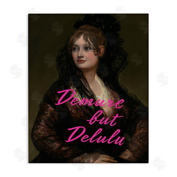 stupell industries Grotto Studios | Iconic Demure But Delulu