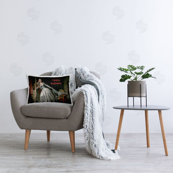 Stupell Industries Grotto Studios | Iconic Tres Sigma Throw Pillow