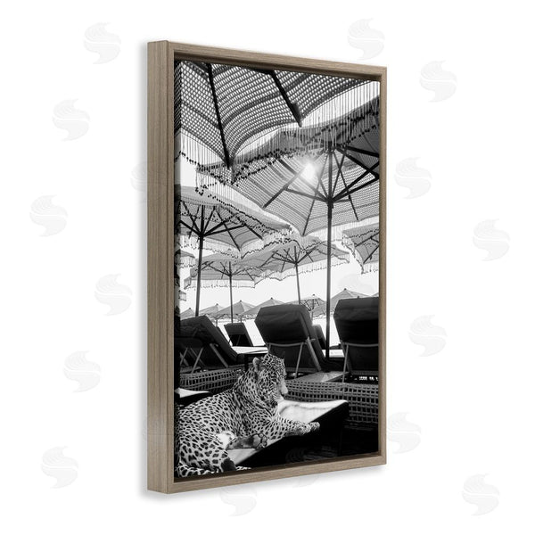 Stupell Industries Grotto Studios | Leopard On Tropical Vacation