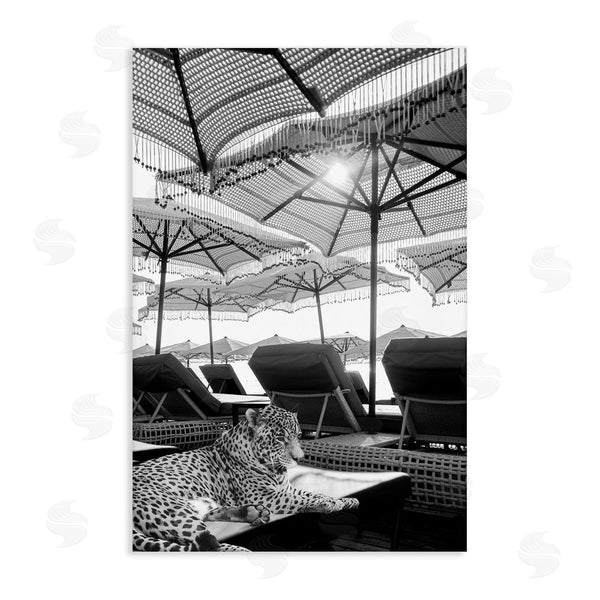 Stupell Industries Grotto Studios | Leopard On Tropical Vacation