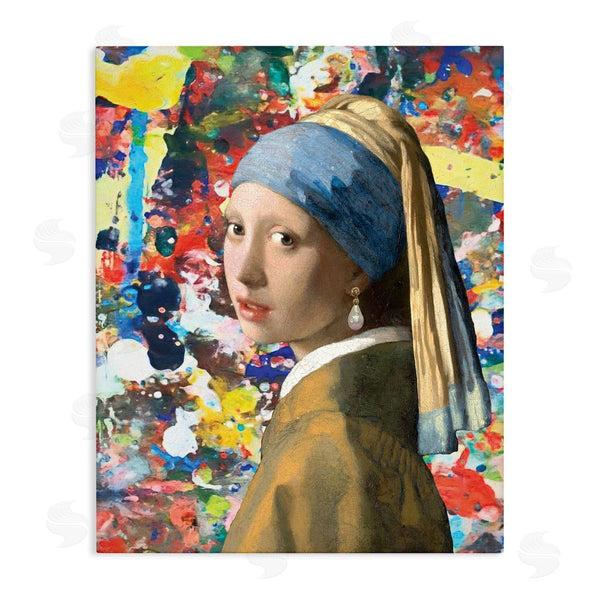 stupell industries Grotto Studios | Modern Splatter Iconic Pearl Earring