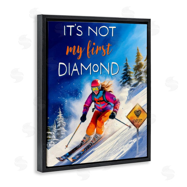 Stupell Industries Grotto Studios | Not My First Diamond