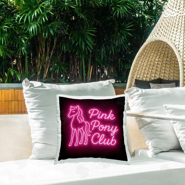 Stupell Industries Grotto Studios | Pink Pony Club Neon Throw Pillow