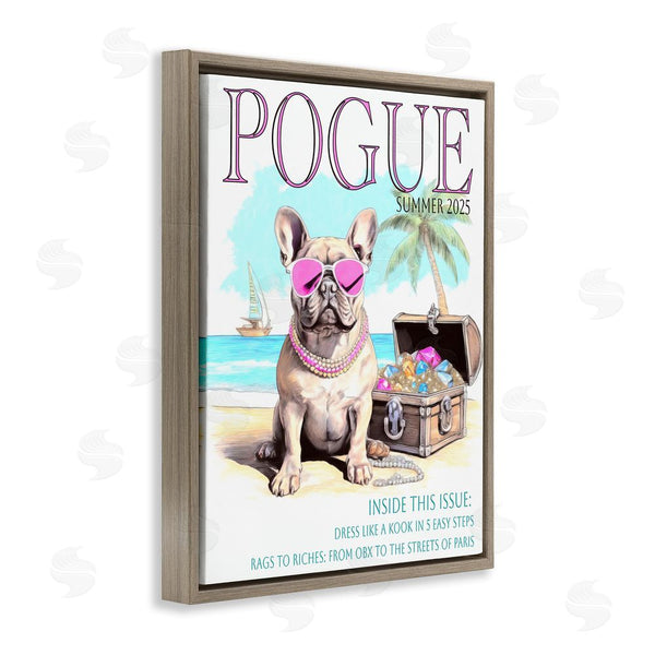 Stupell Industries Grotto Studios | Pogue Summer Dog Fashion