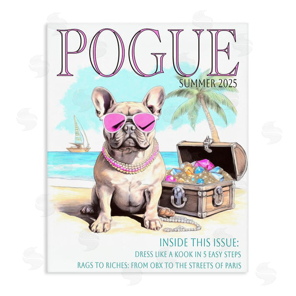 stupell industries Grotto Studios | Pogue Summer Dog Fashion