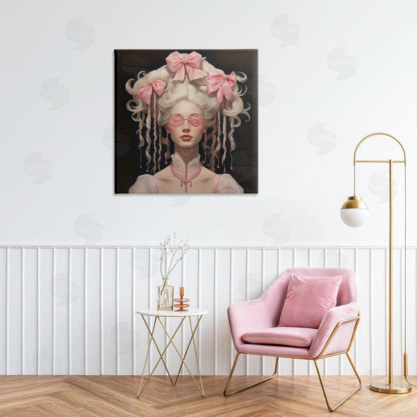 Stupell Industries Grotto Studios | Rococo Woman Opulent Ribbons