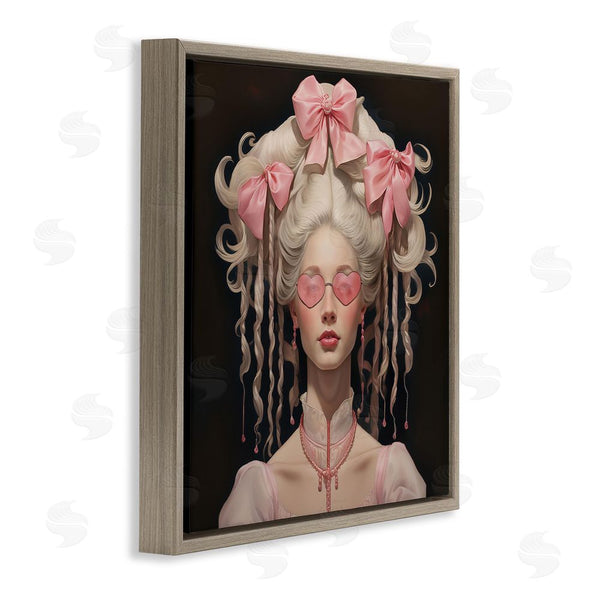 Stupell Industries Grotto Studios | Rococo Woman Opulent Ribbons