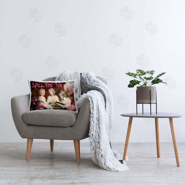 Stupell Industries Grotto Studios | Spill The Tea Iconic Ladies Throw Pillow