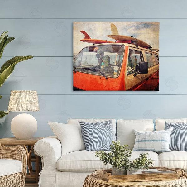 Stupell Industries Grotto Studios | Surf Bus Vintage Distressed