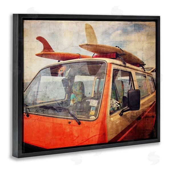 Stupell Industries Grotto Studios | Surf Bus Vintage Distressed