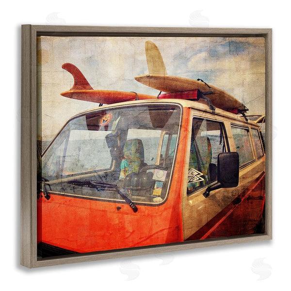Stupell Industries Grotto Studios | Surf Bus Vintage Distressed