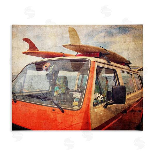 stupell industries Grotto Studios | Surf Bus Vintage Distressed