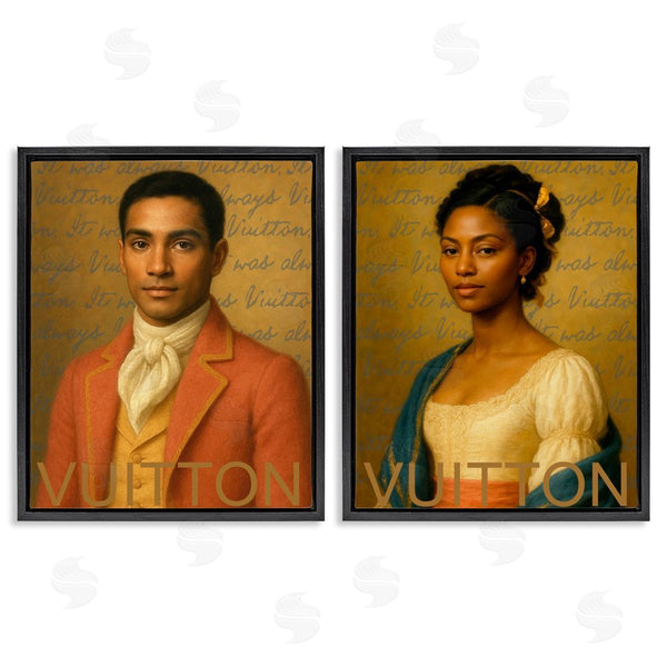 Stupell Industries Grotto Studios | Vintage Fashion Pair Wall Art