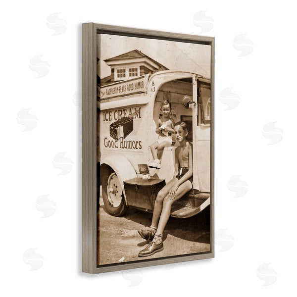 Stupell Industries Grotto Studios | Vintage Ice Cream Truck