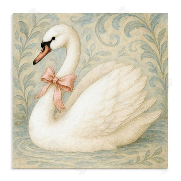 stupell industries Grotto Studios | Vintage Leaves Swan