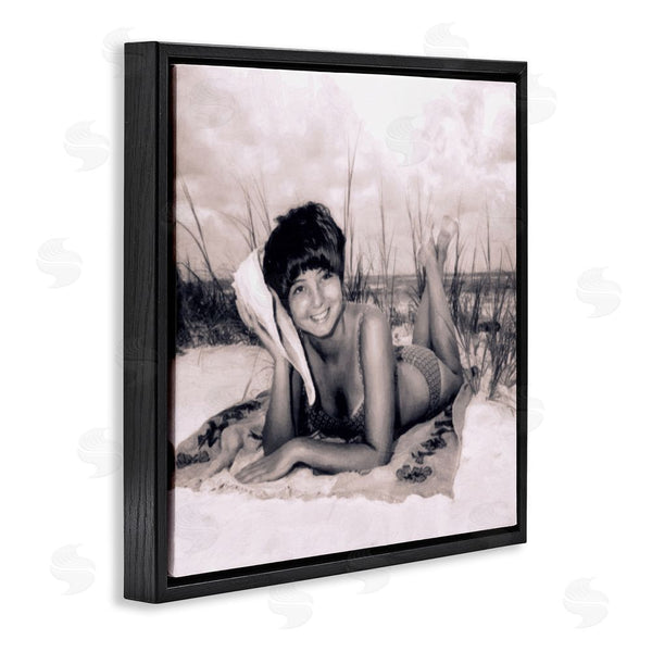 Stupell Industries Grotto Studios | Vintage Summer Girl With Conch